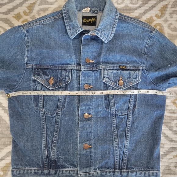Wrangler Early 70s Vintage Denim Trucker Jacket Size 40 Incredible Condition - Picture 11 of 16